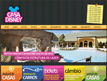 Tablet Screenshot of casanadisney.com.br